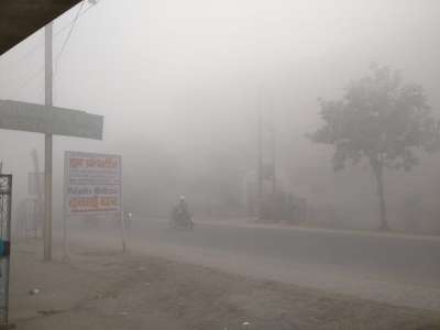 Delhi and National Capital Region (NCR) on Tuesday woke up to a thick blanket of smog and a low visibility with morning walkers feeling it hard to breath.