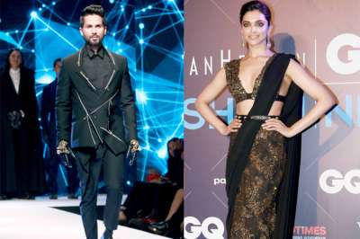 GQ Fashion Nights Day 2 was a star-studded affair with top actors Shahid Kapoor and Deepika Padukone walking the red carpet. Both the stars looked amazing in their designer outfits. Shahid and Deepika are gearing up for the release of their upcoming film Padmavati.