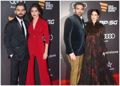 Virat Kohli and Sanjiv Goenka&rsquo;s RPSG launched the initiative honouring the sportspersons from various fields. The event was attended with a number of Bollywood celebrities like Anushka Sharma, Akshay Kumar, Sidharth Malhotra, Aamir Khan, Farah Khan, etc. Virat Kohli stayed away from being in contention for any of the awards, but the cricketers definitely hogged limelight when he stood side by side with ladylove Anushka Sharma. Apart from Virat Kohli and Anushka Sharma, recently engaged couple Zaheer Khan and Sagarika Ghatge also made headlines. 