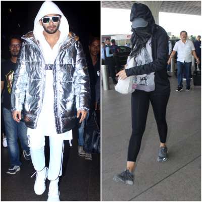 Several Bollywood celebrities were spotted at the airport today in quirky and upbeat avatars. While some were all smiles for the camera, a few avoided all the attention. Here's your quick guide to airport spotting. 