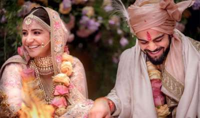Actress Anushka Sharma and cricketer Virat Kohli recently tied the knot in Italy and the pictures from their wedding ceremonies are too dreamy. The year has been great for the entertainment world as many celebrities got married to the love of their life and gave relationship goals to their fans. 