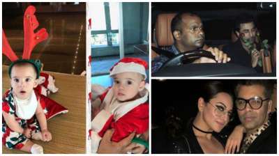 Karan Johar threw a lavish party on Christmas eve and many Bollywood stars joined the celebration
