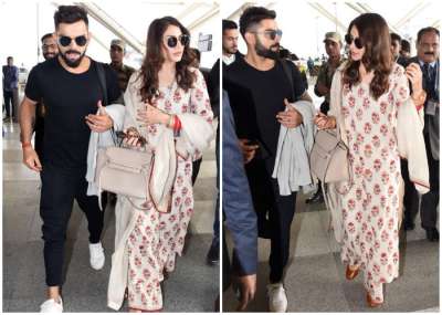 Every minute detail about this supercouple Anushka Sharma and Virat Kohli is a thing nowadays. Fans want to know what they&rsquo;re favourite Jodi is up to right now. After hosting a star-studded reception in New Delhi, newlyweds Anushka Sharma and Virat Kohli left for Mumbai to hold another gala event in the city. The couple left New Delhi airport this morning. 