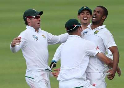 Vernon Philander claimed six wickets as South Africa bowled out India for 135 in their second innings, registering a 72-run victory on the fourth and penultimate day of the opening Test on Monday. Indian bowlers had given India big hopes after bowling out South Africa for 130 in their second innings, setting a target of 208 to win the match. But the visiting batsmen capitulated, with paceman Philander scalping six wickets.