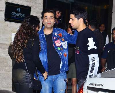 Sidharth Malhotra&rsquo;s 33rd birthday party was held on Monday night at InterContinental hotel in Marine Lines, Mumbai, which was attended by close friends and filmmaker Karan Johar, who launched Sidharth in the industry. 