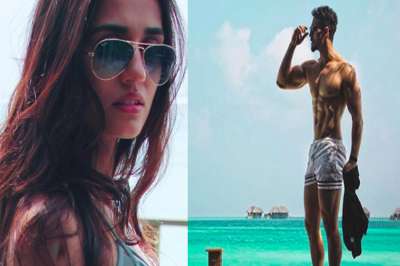 Actress Disha Patani and actor Tiger Shroff are rumoured to be dating from quite some time. Speculations are rife that both the stars are holidaying in Maldives. Both the actors have shared the pictures from the vacations on social media and it will surely make you jealous of their hot bodies.