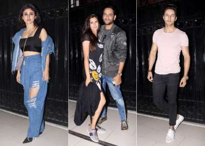 Balaji Telefilm's Head Honch Ekta Kapoor hosted a grand party last night which was attended by who's who of the television industry. TV celebs including Mouni Roy, Karishma Tanna, Rithvik Dhanjani were clicked outside her Juhu bungalow in Mumbai. Check the pictures here. 