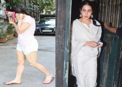 Saif Ali Khan&rsquo;s daughter Sara Ali Khan, who is making her Bollywood debut with Kedarnath, was spotted recently coming out of gym.
