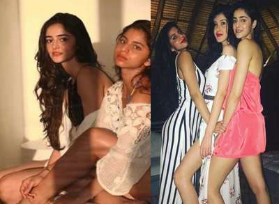 Suhana Khan was recently captured while she was out on movie date with her BFF&rsquo;s Ananya Pandey and Shanaya Kapoor. 
