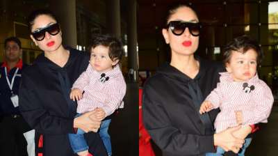 Kareena Kapoor Khan and Taimur Ali Khan are back from their Swiss vacation, where they rang in New Year 2018.