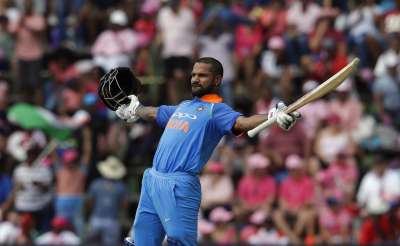 India still leads the six-game series 3-1 but South Africa's victory in the rain-shortened game at the Wanderers gave it a glimpse of hope that it could avoid a first-ever ODI series loss at home to the Indians. For India, which won the toss and batted first, Shikhar Dhawan made a century and Virat Kohli pummeled South Africa's bowlers again but the tourists lost momentum after those two departed to post 289/7 in 50 overs. India was flying and on course for a score well over 300 when Dhawan and Kohli put together a 158-run stand for the second wicket off just 163 balls. Dhawan made 109, celebrating his 100th ODI with a 13th career century. His century came off just 99 balls.