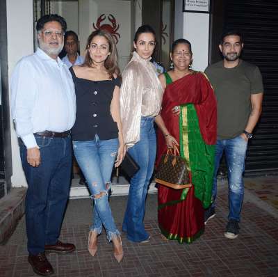 The Arora sisters Malaika and Amrita celebrated their father Anil Arora's private in a private family affair. The sister duo threw a quiet birthday bash for their daddy dearest on Thursday in Mumbai.