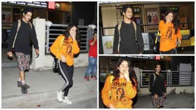 Veteran actress Sridevi's daughter Janhvi Kapoor is shooting for her debut movie Dhadak along with Ishaan Khatter. The two co-stars have bonded really very well and these pictures are proof.