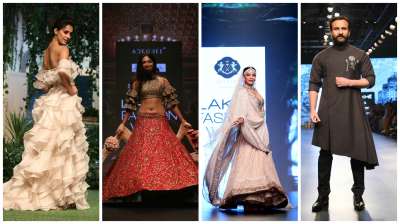 Day four of Lakme Fashion Week Spring-Summer 2018 was bigger and more starry as many Bollywood celebrities set the ramp on fire.