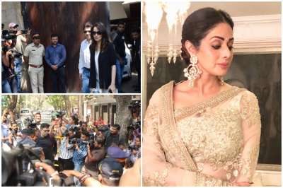 The sudden death of veteran actress Sridevi came as a big shock to cinema lovers as well as the people from the film fraternity. From Karan Johar to Madhuri Dixit, celebs were spotted at Anil Kapoor&rsquo;s residence.