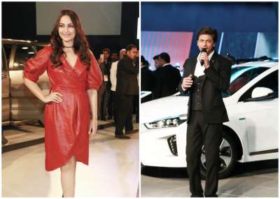 Popular Bollywood actors Shah Rukh Khan and Sonakshi Sinha graced the Auto Expo 2018 event in New Delhi. While Shah Rukh Khan rooted for Prime Minister Narendra Modi&rsquo;s Swachh Bharat Abhiyaan by unveiling Swacch Can, a portable bin for Hyundai cars. 