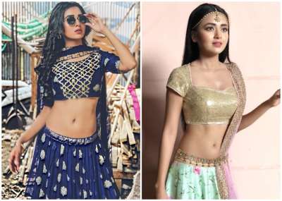 Apart from her stint in Sony TV&rsquo;s Rishta Likhenge Hum Naya, actress Tejaswi Prakash has made headlines for her on-point sartorial choices. The gorgeous actress can sport a girl next door look and can go all ethnic in the very next moment. Tejaswi has it in her to don both the looks with equal panache. If you&rsquo;ve been following the actress on social media, then you must have seen how the diva&rsquo;s style file has garnered followers. Let&rsquo;s get some quick fashion inspiration from Tejaswi Prakash for your bestie&rsquo;s wedding functions. 