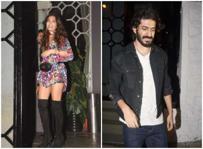 Harshvardhan Kapoor, who will be seen next in Abhinav Bindra biopic,grabbed spotlight recently for his break-up rumours with Saif Ali Khan's daughter Sara Ali Khan. Now, it looks like the actor has found love again. Anil Kapoor's son Harshvardhan was clicked outside a sub-urban restaurant in Mumbai with singer and actress Monica Dogra.