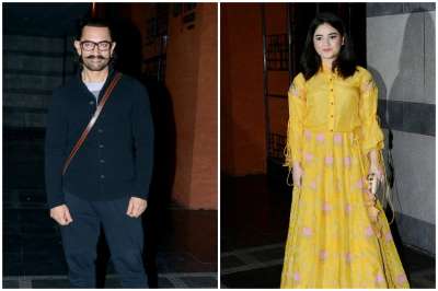 Superstar Aamir Khan and actress Zaira Wasim attended the success party of their film Secret Superstar. The movie received lot of love and collected Rs 759.92 crore at the Chinese box office. 