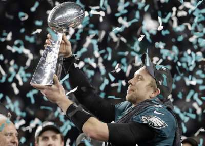 Foles, Eagles outshoot Patriots for 1st Super Bowl, 41-33 - WHYY