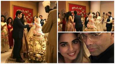 The Ambanis threw a lavish party for newly-engaged Akash Ambani and Shloka Mehta and it was attended by many Bollywood bigwigs. Here are some inside pictures of the party that you might have not seen.