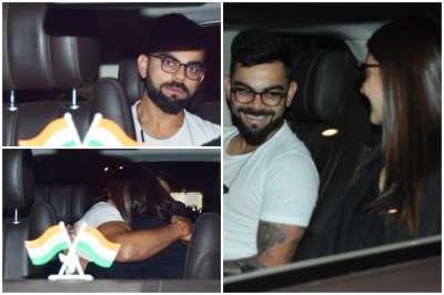 Actress Anushka Sharma and cricketer Virat Kohli are one of the most adorable couples and they never fail to make us go wow with their PDA. The lady came back to the city after completing the work of her upcoming film Sui Dhaga and her husband came to the airport to receive her.