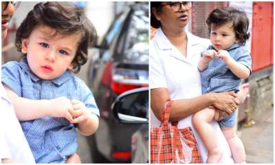 Kareena Kapoor and Saif Ali Khan's son Taimur Ali Khan was recently spotted with his nanny outside his play school in Mumbai.