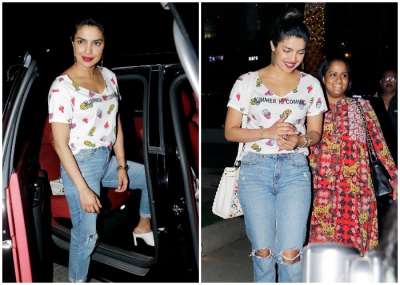 Bollywood actress Priyanka Chopra, who recently returned to India, is making the best use of her free time. She recently caught up with her close friend and Salman Khan's sister Arpita Khan Sharma. 