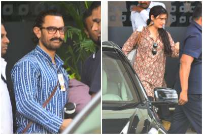 Superstar Aamir Khan and actress Fatima Sana Shaikh have wrapped up the Jodhpur schedule of Thugs of Hindostan and are back to Mumbai. Both of them were spotted at the airport.
