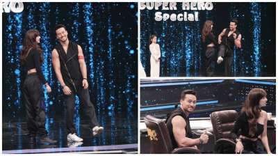Each time, Disha Patani and Tiger Shroff come together, it becomes difficult for us to take off our eyes from them. Recently, the couple graced the sets of Super Dancer 2 and pictures show that they had a gala time.