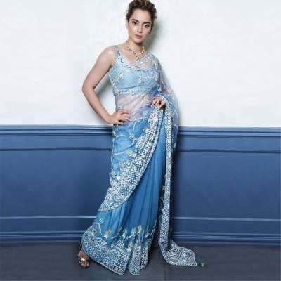 Kangana Ranaut's&amp;nbsp;love for saree don't need an explanation. It's pretty evident in the way actress likes to dress. She's spotted every now and then some jaw-dropping sarees and never spares and opportunity to make a headline for her sartorial choices.&amp;nbsp;&amp;nbsp;