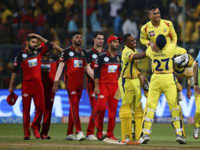 Captain MS Dhoni scored an unbeaten 70-run knock, while Ambati Rayudu contributed with 82 runs off 53 balls as Chennai Super Kings outclassed Royal Challengers Bangalore by five wickets in a high-scoring Indian Premier League (IPL) match at the M Chinnaswamy Stadium, Bengaluru, on Wednesday.