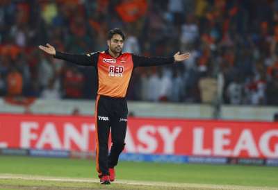 Riding on wonder spinner Rashid Khan's brilliant effort, Sunrisers Hyderabad produced an inspired bowling display to eke out a fighting 13-run win over in-form Kings XI Punjab in a low-scoring IPL match at the Rajiv Gandhi International stadium in Hyderabad.