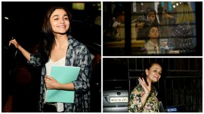 Alia Bhatt was recently spotted outside a Mumbai salon and the bubbly girl looked all elated. Accompanying her was mother Soni Razdan.