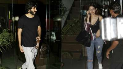 Anil Kapoor's son and the&amp;nbsp;Mirzya actor Harshvardhan Kapoor was spotted exiting a cafe in Juhu last night. However, the actor was not alone. Soon after his exit, Pooja Bedi's daughter Aalia Furniturewalla was seen coming out of the cafe.