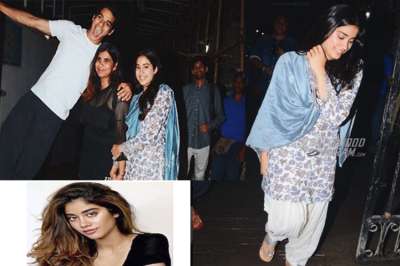 Beyond The Clouds star Ishaan Khatter and debutant Janhvi Kapoor after wrapping the shoot of Dhadak were spotted hanging out on the sets of their film.