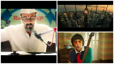 Sanju teaser was released today and instantly it created the right kind of buzz. Ranbir Kapoor looks promising as he plays Sanjay Dutt and gives us a glimpse of his various looks. Let's go through various avatars Ranbir has donned for Rajkumar Hirani's film.