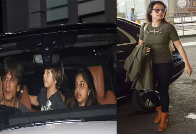 Shah Rukh Khan recently along with his family including wife Gauri Khan, daughter Suhana Khan and son AbRam was seen cheering for Kolkata Knight Riders at Eden Gardens. The Raees star was snapped at airport with his kids. Meanwhile, actress Rani&amp;nbsp; Mukerji who recently made comeback on silver screen with Hichki was also spotted at airport. She was looking all stylish in her airport look.&amp;nbsp;