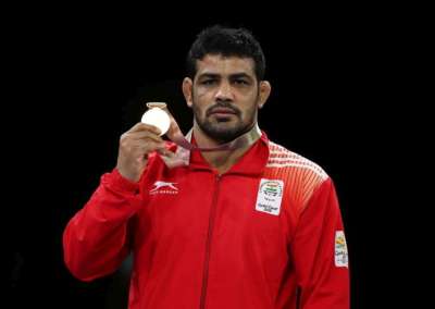 The wrestling gold rush began as expected and the shooting ranges also threw up medals before a couple of track-and-field podium finishes provided a near perfect end to what was a high-yielding day for India at the 21st Commonwealth Games in Gold Coast. Sushil Kumar pulled off an effortless performance for gold, a tad irritated Seema Punia opened India's track-and-field account with a silver, while former world champion Tejaswini Sawant's rifle shot down a silver too.