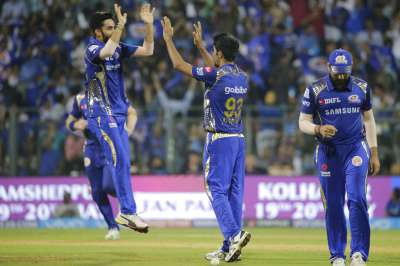 Seamer Jasprit Bumrah snapped up three crucial wickets as defending champions Mumbai Indians kept their play-off hopes alive by notching up a thrilling three-run win over Kings XI Punjab in a crucial Indian Premier League (IPL) match at Wankhede stadium.&amp;nbsp;