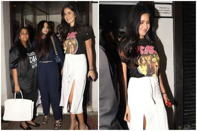 Actress Katrina Kaif went on a dinner date with superstar Salman Khan&amp;rsquo;s sister Arpita Khan Sharma and Alvira Khan Agnihotri.