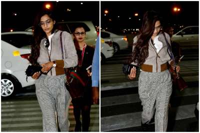 Actress Sonam Kapoor is all set to walk the red carpet of Cannes 2018 on May 14 and May 15, 2018 and the lady was recently spotted in Delhi leaving for the film festival.