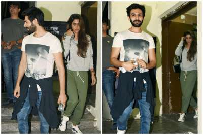 Actor Kartik Aaryan was recently spotted hanging out with his rumoured girlfriend Dimple Sharma.