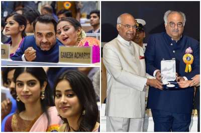The ceremony of National Film Awards 2018 took place yesterday and the artists were praised for their contribution in cinema. Late veteran actress Sridevi was honoured with Best Actor (female) award for her spectacular performance in Mom.