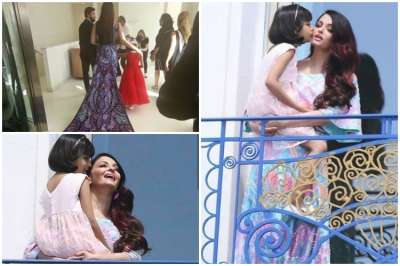 Actress Aishwarya Rai Bachchan is attending the Cannes Film Festival with her little princess Aaradhya Bachchan and the mother-daughter duo had many adorable moments.