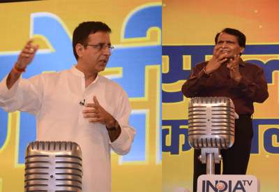 &amp;nbsp;
Randeep Surjewala talking about the ongoing power-struggle in Karnataka said, ''There can't be 2 rules and 2 constitution in this country.''