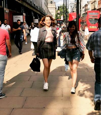 Kangana Ranaut, who has started working on her upcoming film Mental Hai Kya, is in London to shoot for the same.&amp;nbsp;