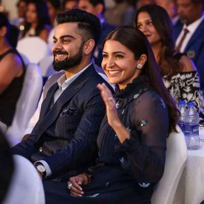 On Tuesday, Indian cricketer Virat Kohli was honoured with the prestigious&amp;nbsp;&amp;nbsp;Polly Umrigar Trophy at the BCCI Annual Awards which was held in Bengaluru. His actress wife Anushka Sharma was also present while his husband received the honour from India coach Ravi Shastri.&amp;nbsp;