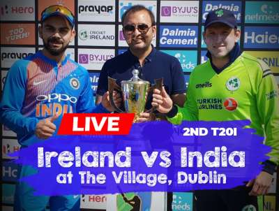 Live Match India vs Ireland 2nd T20I Live Cricket Stream Where to