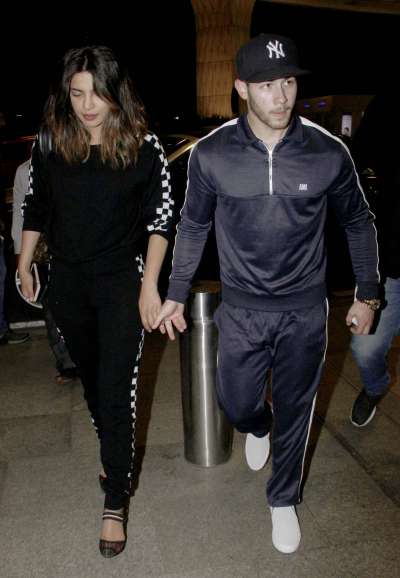 Priyanka Chopra and her boyfriend Nick Jonas are finally leaving for the USA after attending Akash Ambani-Shloka Mehta engagement party&amp;nbsp;